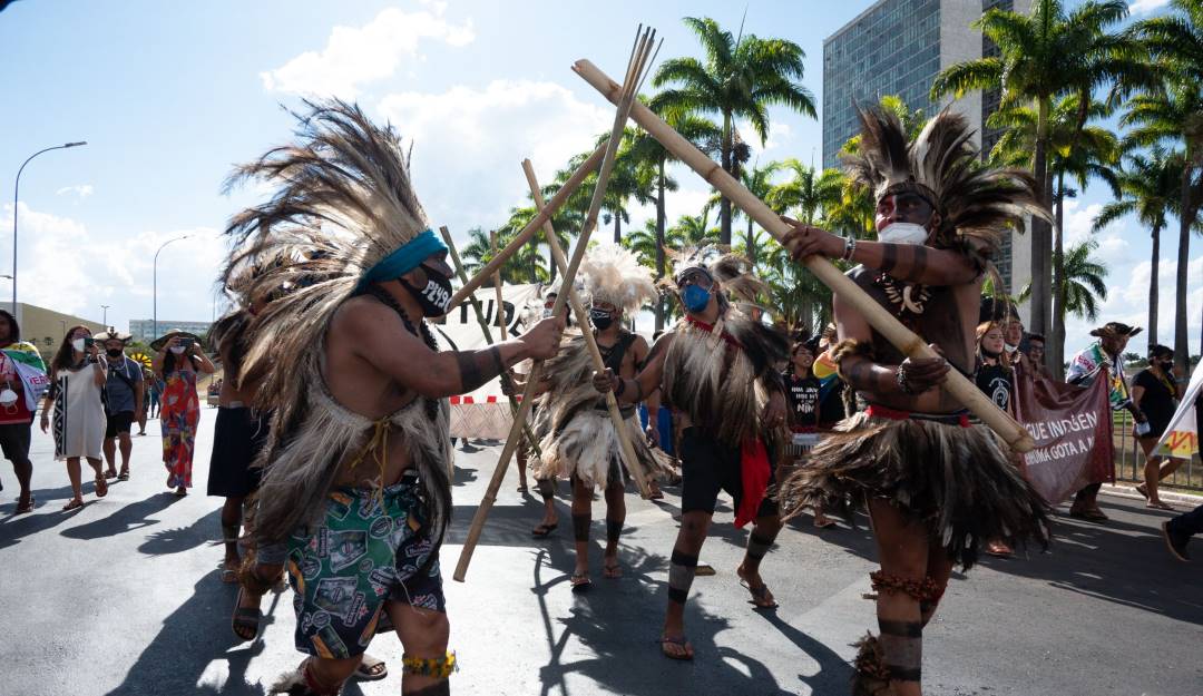 Indígenas brasileños.  Foto: Getty