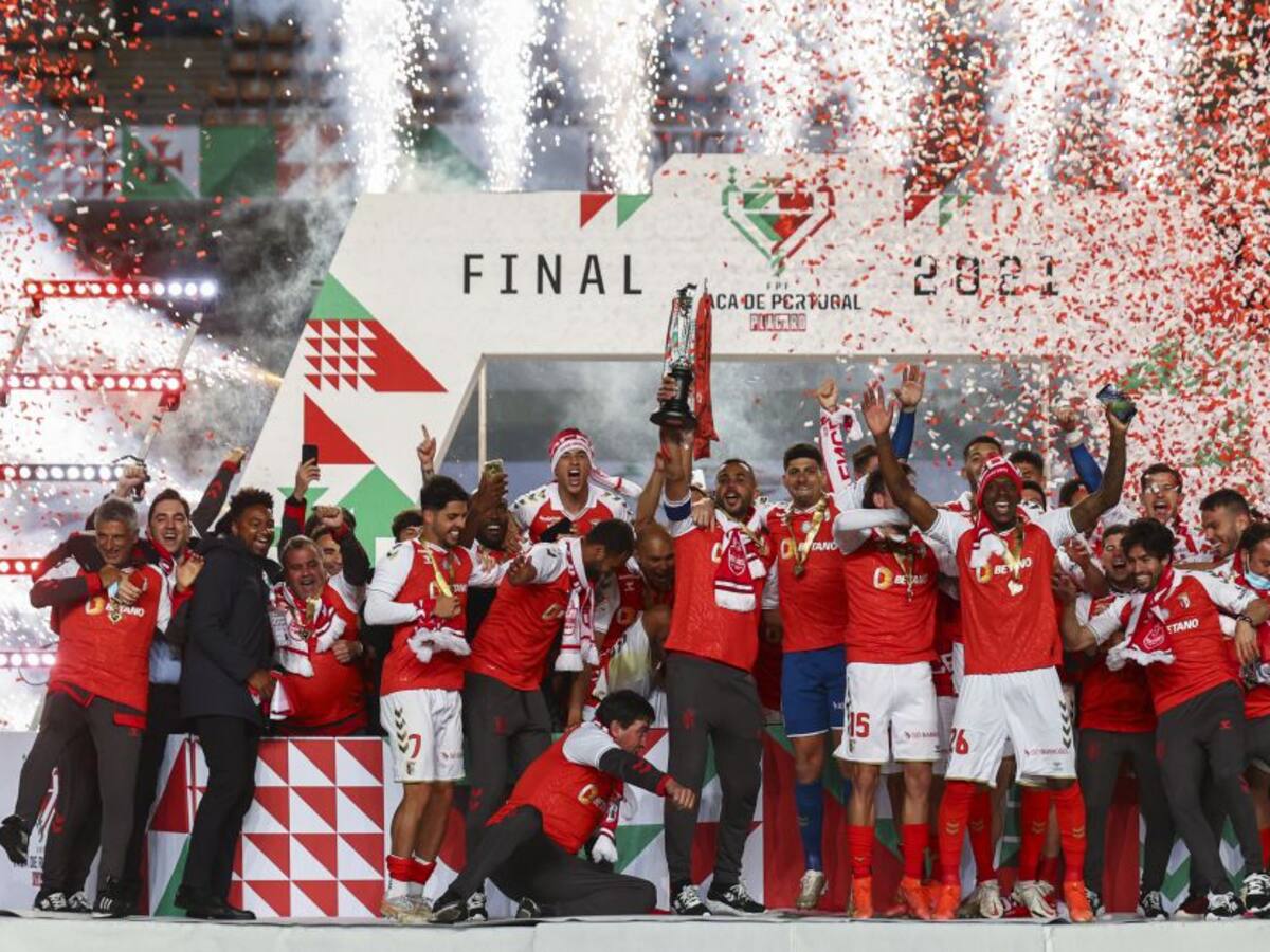 Cristian Borja, campeón de la Copa de Portugal con el Sporting Braga