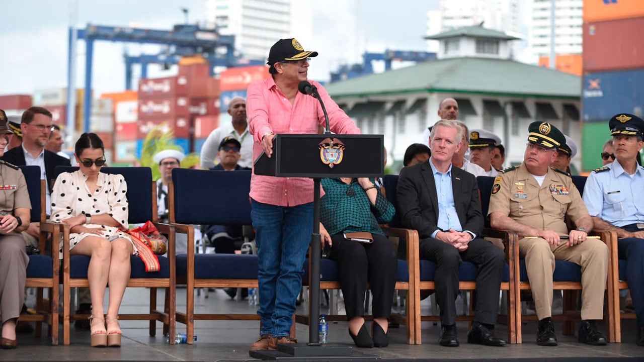 Palabras del Presidente Gustavo Petro en la ceremonia de clausura con motivo de la visita del buque hospital de los Estados Unidos USNS Comfort /Cortesía Presidencia