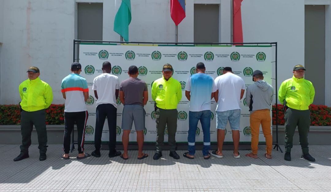 Capturados en medio de los operativos