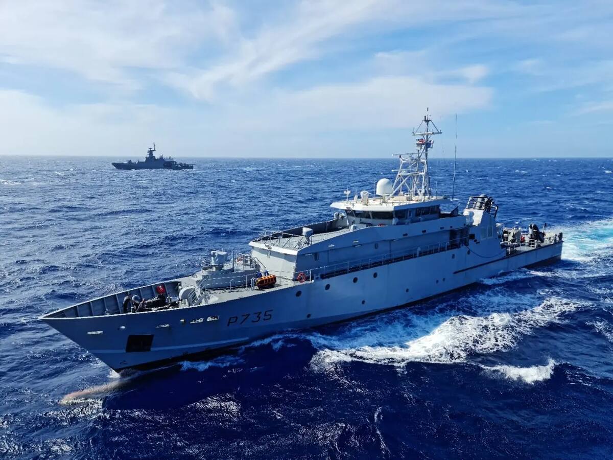 Marina Francesa realizó ejercicios de entrenamiento en aguas del Caribe colombiano
