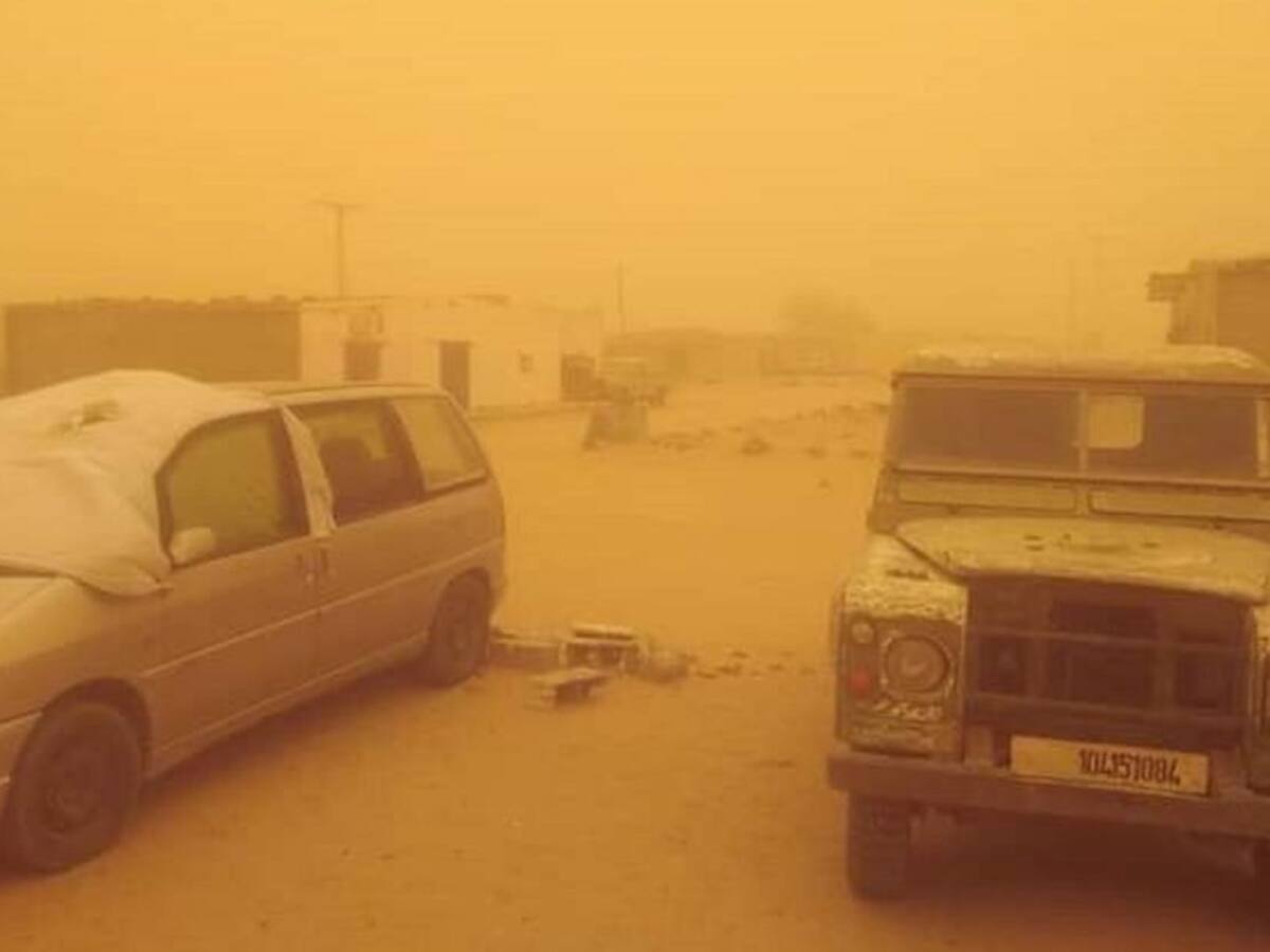 Irak se vio impactado por una nueva tormenta de arena