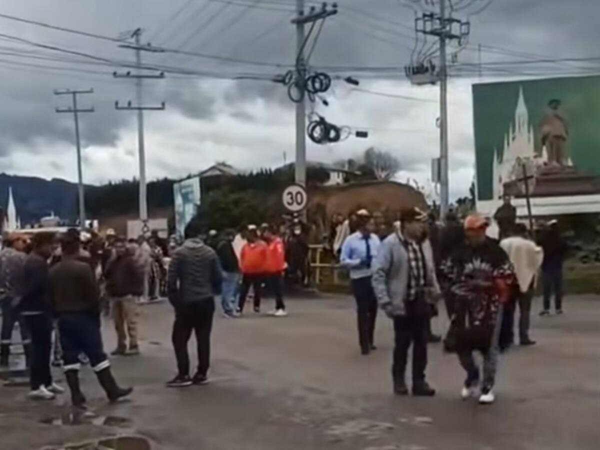 Murió un hombre en medio de los bloqueos mineros en Ubaté, Cundinamarca