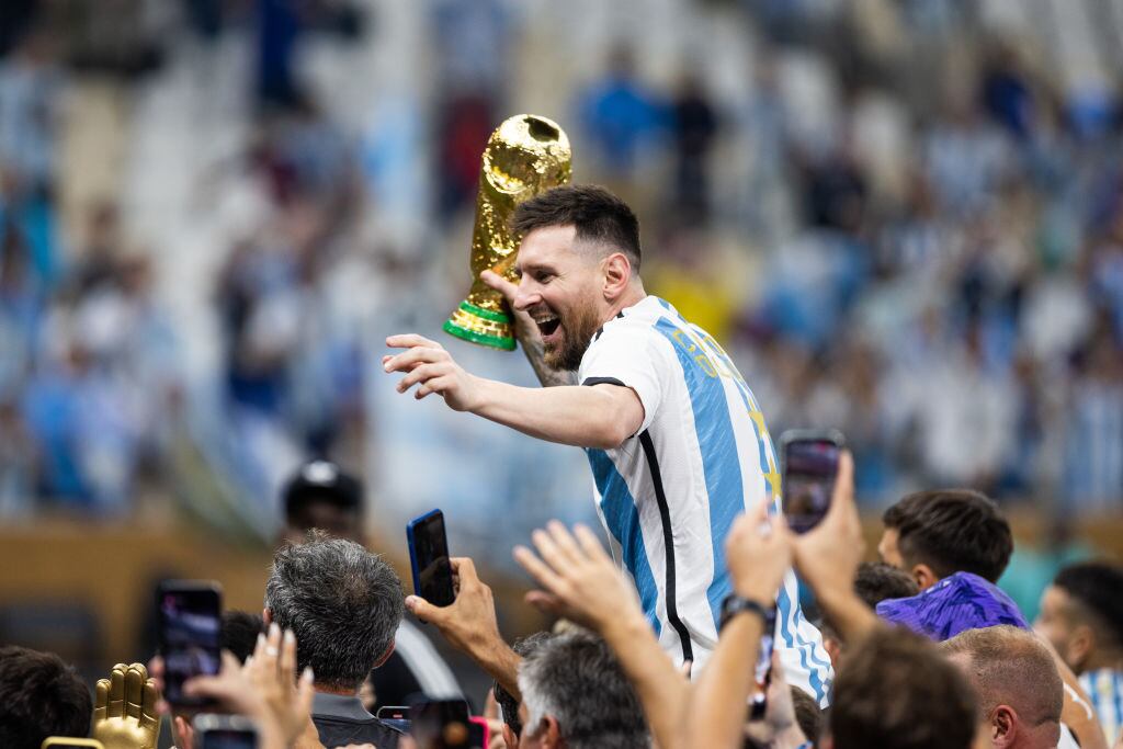 Lionel Messi, campeón del Mundial 2022. (Photo by Simon Bruty/Anychance/Getty Images)