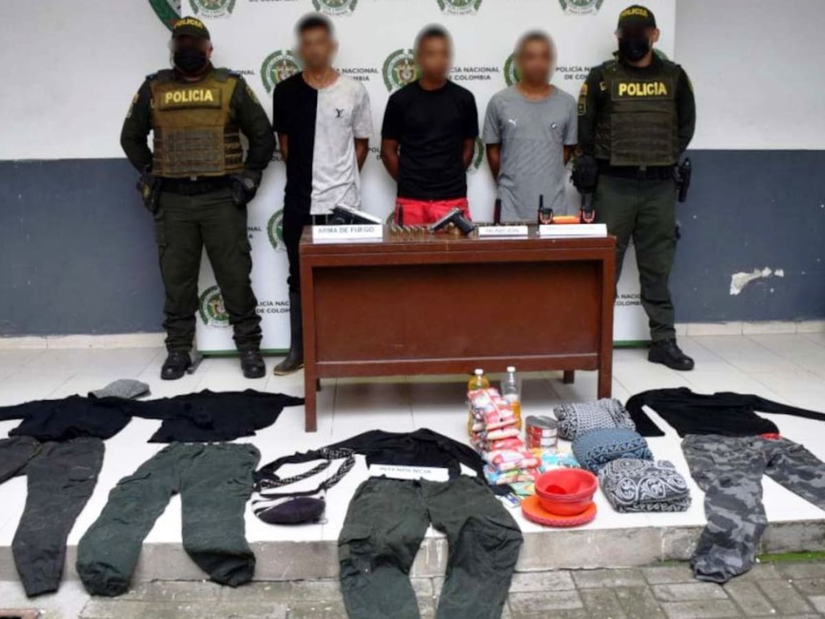 Cárcel a 3 presuntos integrantes del Clan del Golfo capturados en Cartagena