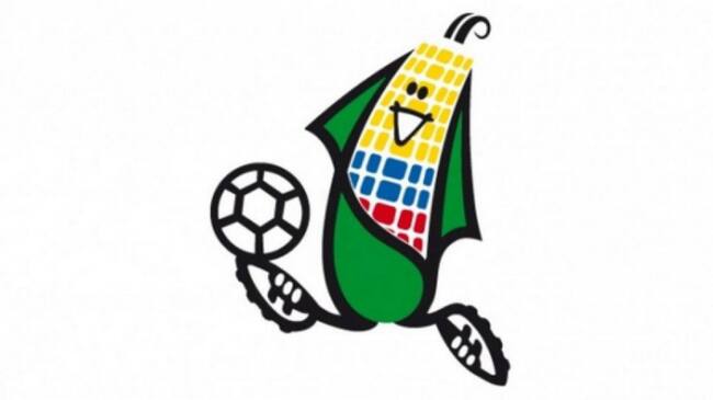 Mascota de la Copa América Ecuador 1993. Era una mazorca con los colores de la bandera de Ecuador.