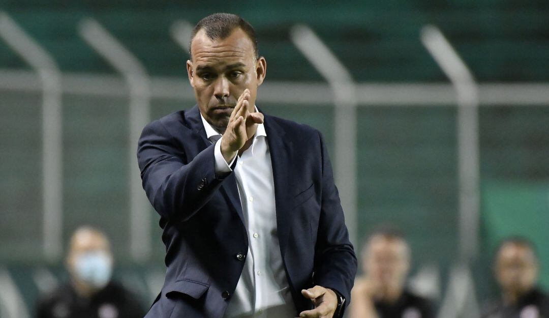 El técnico del Deportivo Cali, Rafael Dudamel 