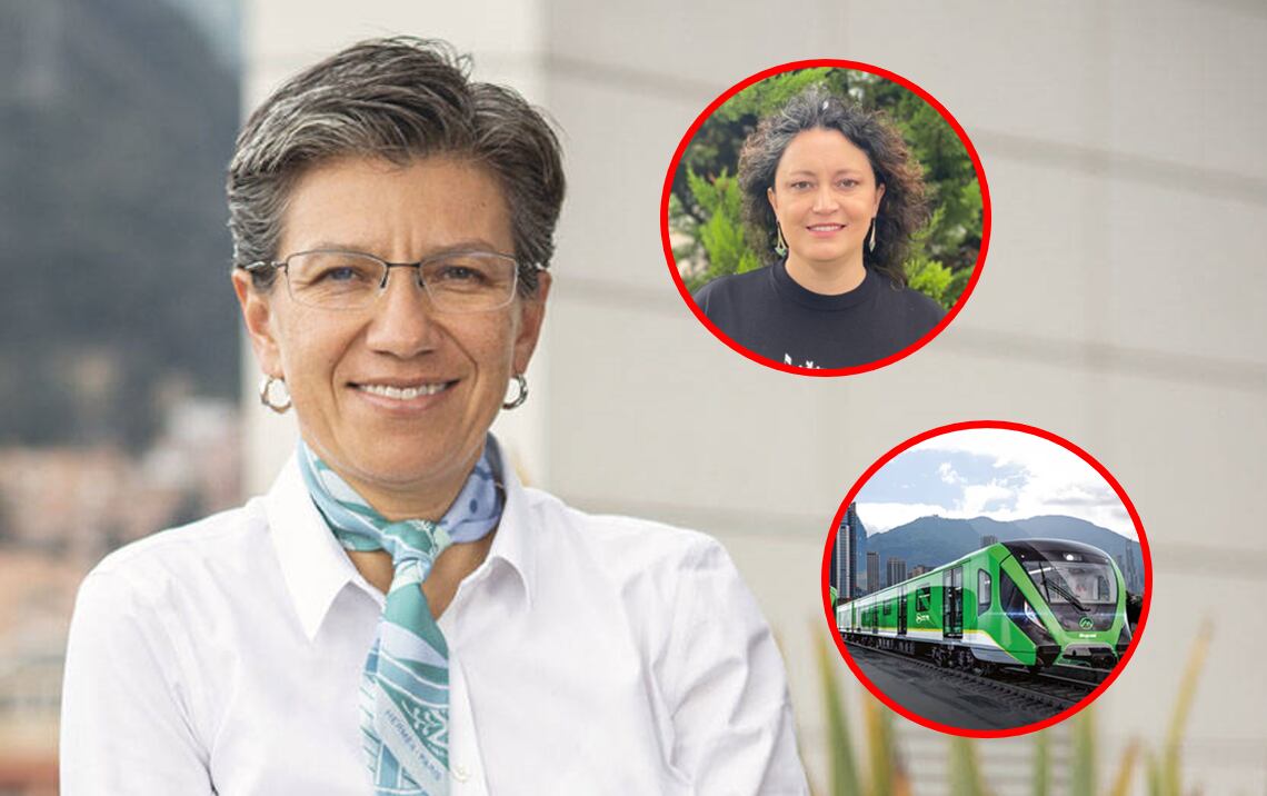 Exalcaldesa de Bogotá, Claudia López; senadora del Partido Verde, Angélica Lozano; Proyecto Metro de Bogotá.