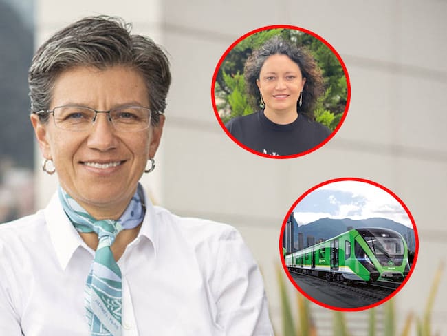 Exalcaldesa de Bogotá, Claudia López; senadora del Partido Verde, Angélica Lozano; Proyecto Metro de Bogotá.