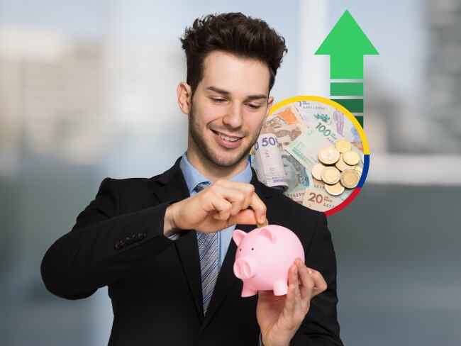 ¿Qué % debe ahorrar al mes si gana un salario mensual 2025?