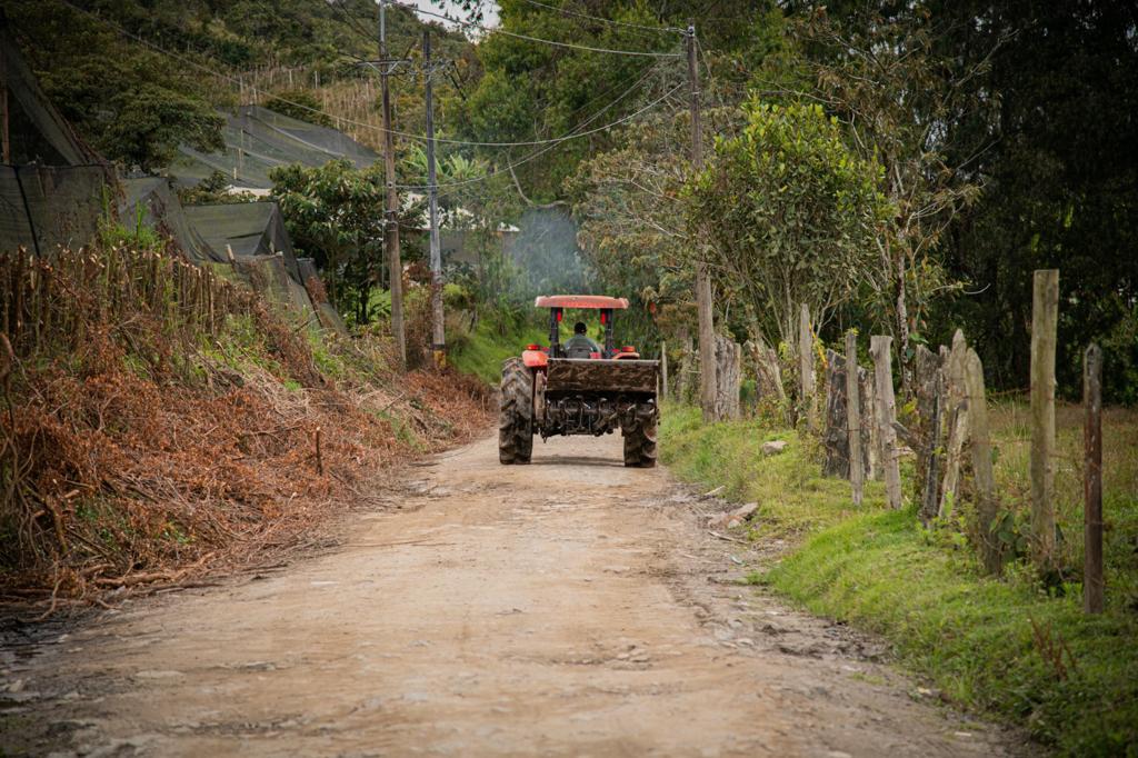 Vías rurales Antioquia- foto gobernación