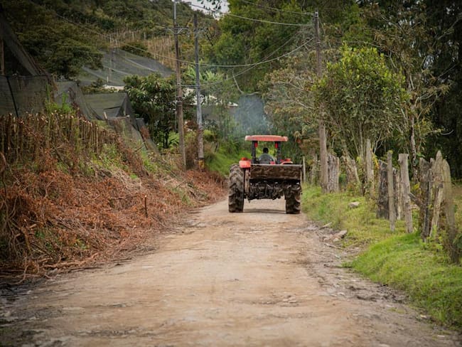Vías rurales Antioquia- foto gobernación