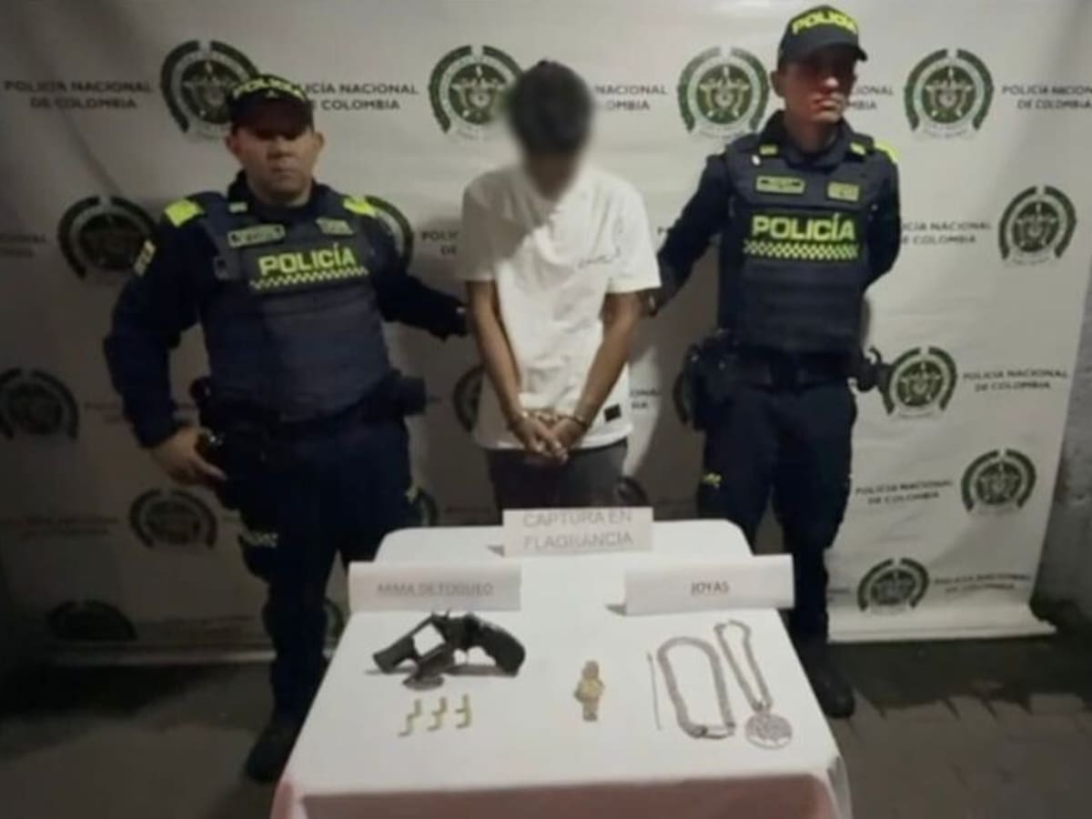 Capturado en flagrancia hombre que hurtó $470 millones a turista norteamericano en San Javier