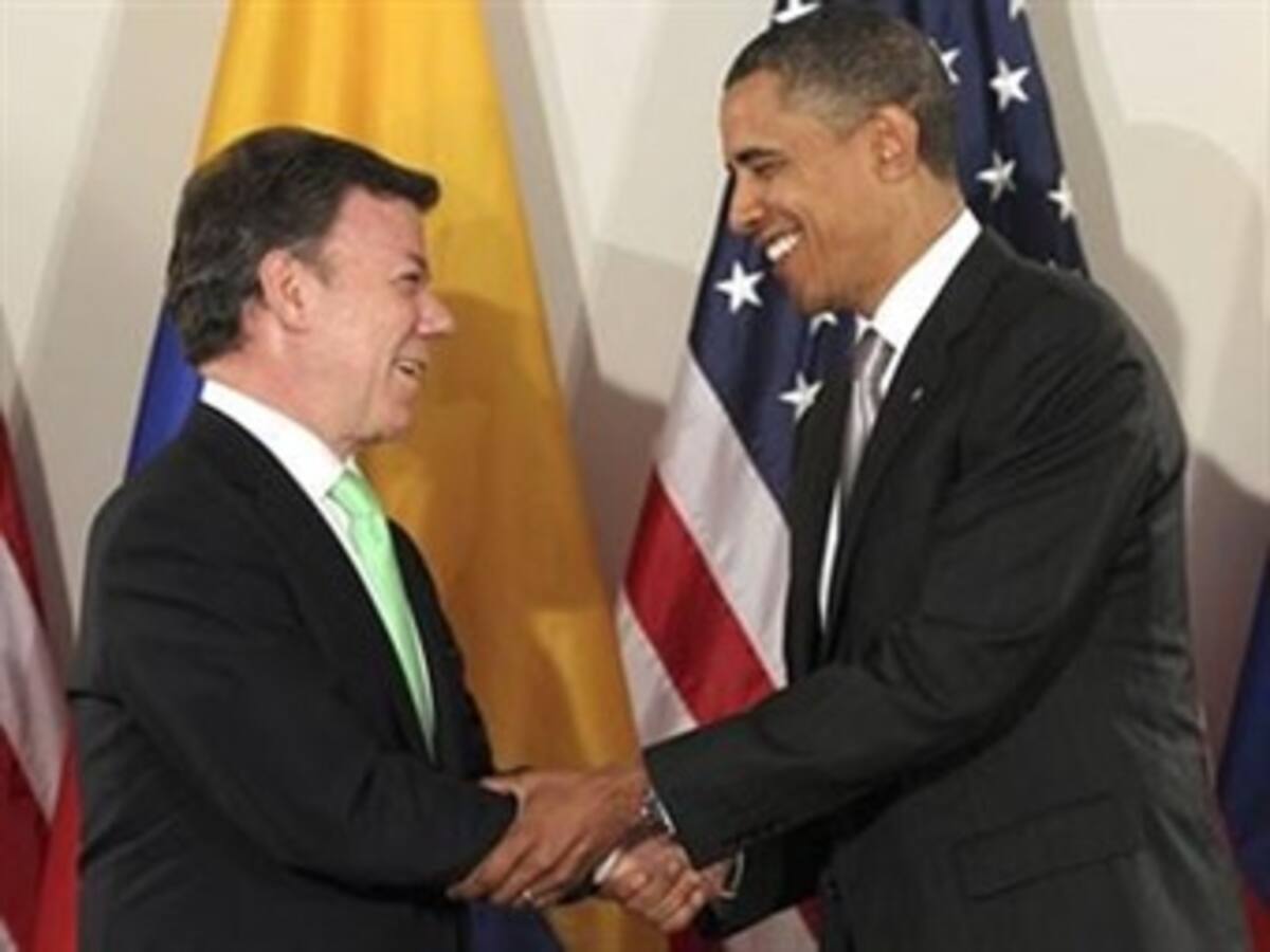 Santos anuncia ofensiva para buscar votos en el Congreso de EEUU para ratificación del TLC