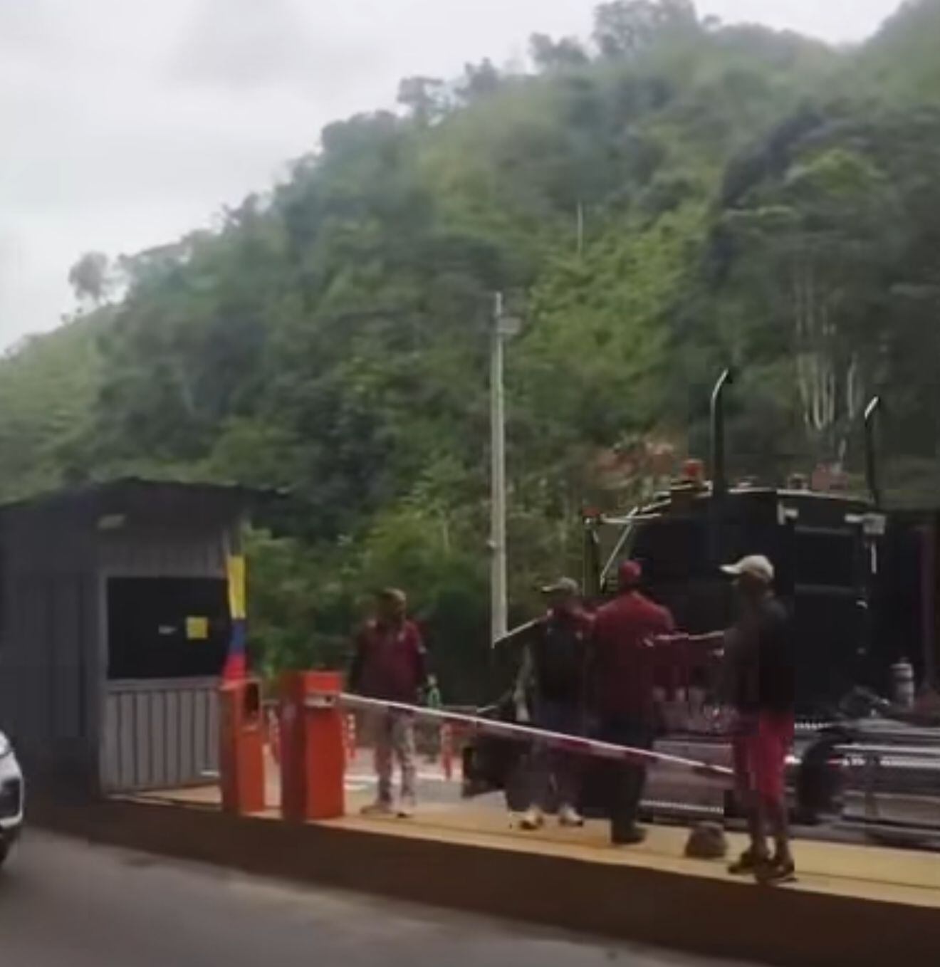 Protesta en el peaje de Cáchira. / Foto: Cortesía.