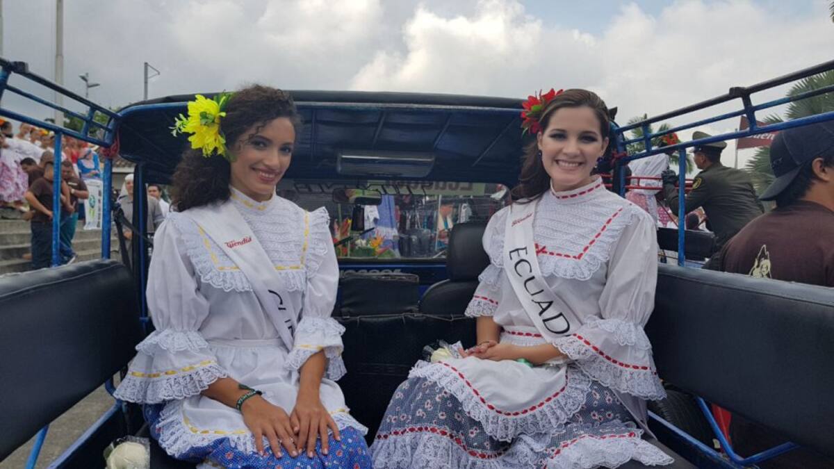 Visita a la zona cafetera de las candidatas al Reinado Internacional del Café