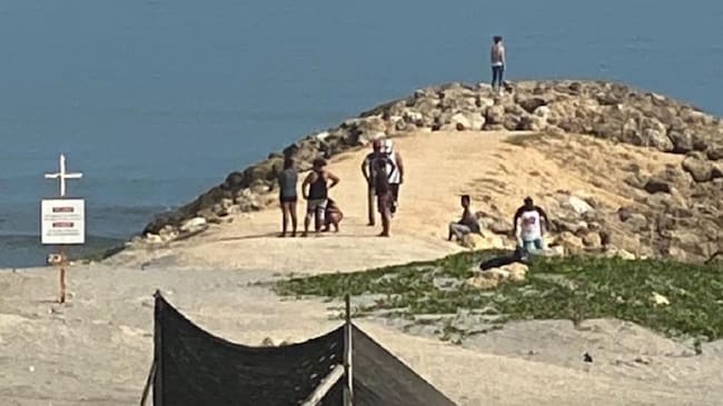 El niño de 13 años entró al mar después de 6:00 de la tarde mientras compartía con un grupo de amigos y no se supo más de él