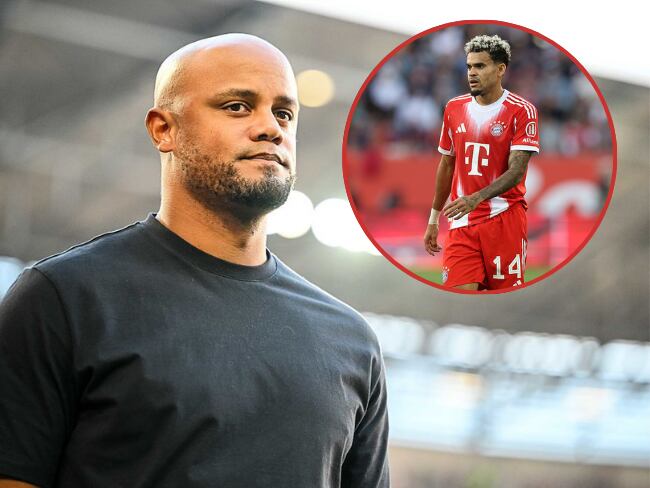 Vincent Kompany y Luis Díaz / Composición: Caracol Radio