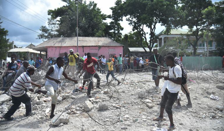 Imágenes de Haití tras el sismo.