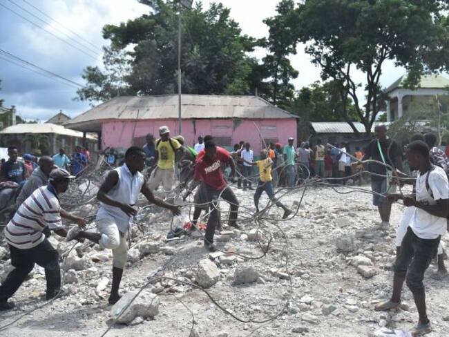 Imágenes de Haití tras el sismo.