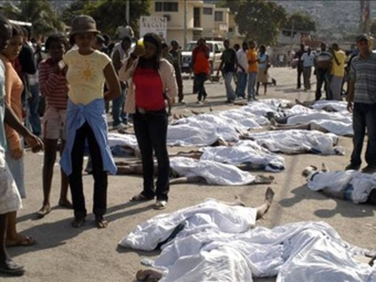 Haití podrían llegar a tener hasta 200 mil muertos