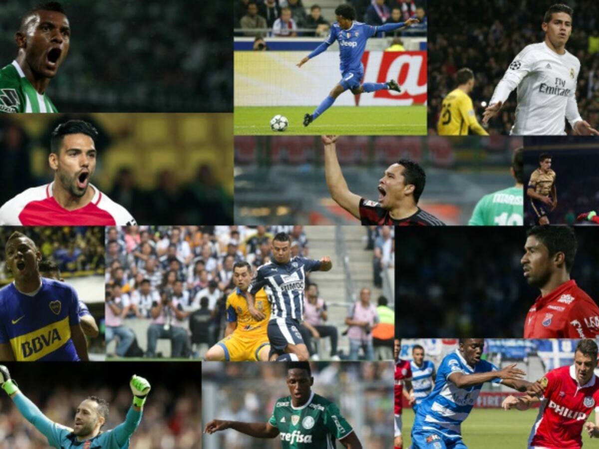 ¿Cuál fue el futbolista colombiano más destacado durante el 2016?