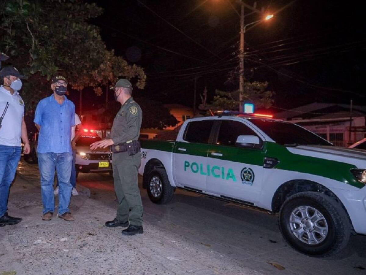Alcalde Dau lideró operativos de control al toque de queda