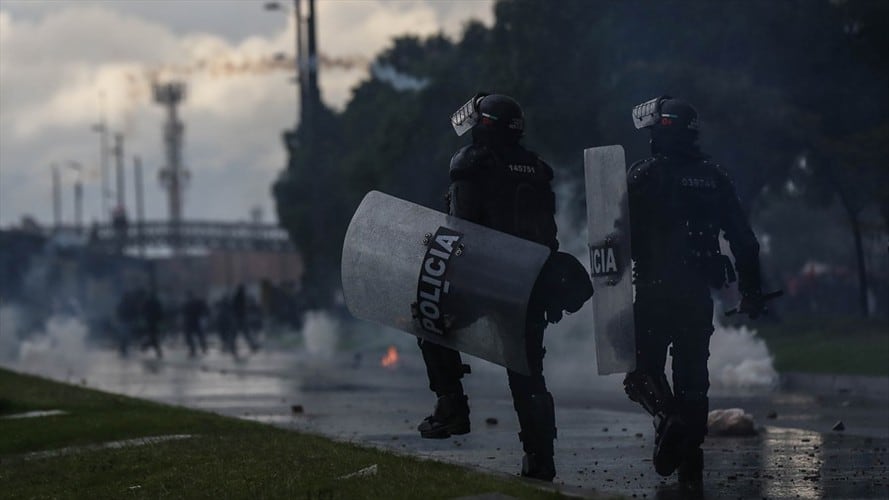 Alcaldesa de Bogotá le pide al Esmad no usar balas de goma por causar lesiones oculares. Foto: Colprensa