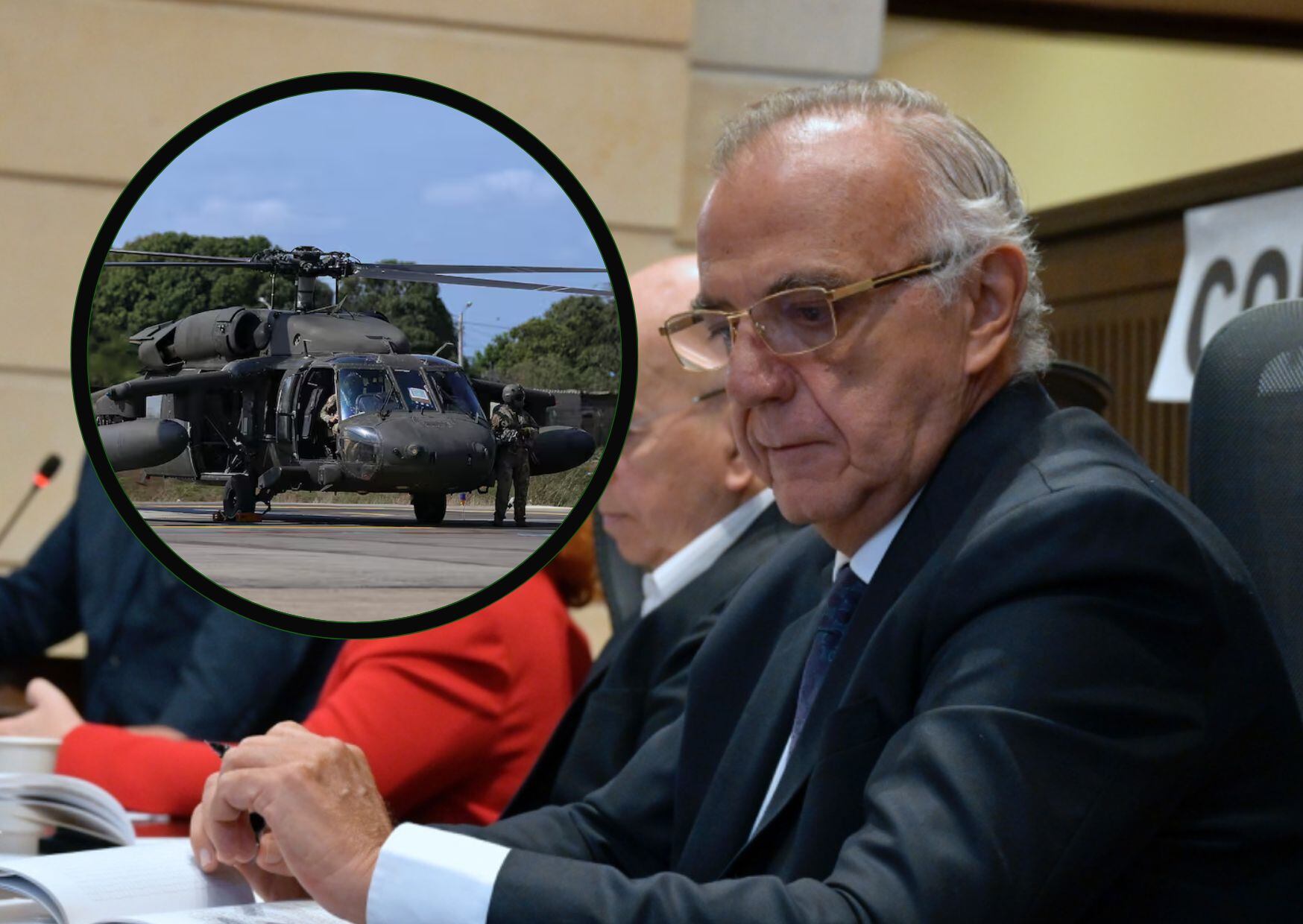 Iván Velásquez en el Congreso de la República. Cortesía: Ministerio de Defensa.