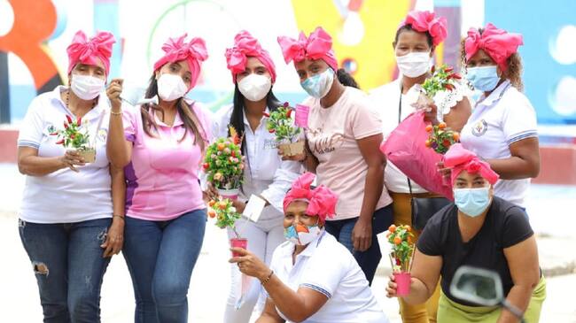 La Secretaría de la Mujer y de Gestión Social se trasladó al casco urbano de esta población con actividades, dinámicas y talleres lúdicos