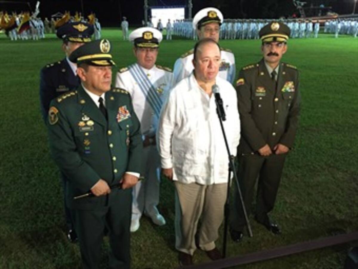 “Este es un nuevo gesto de buena fe": Ministro de Defensa