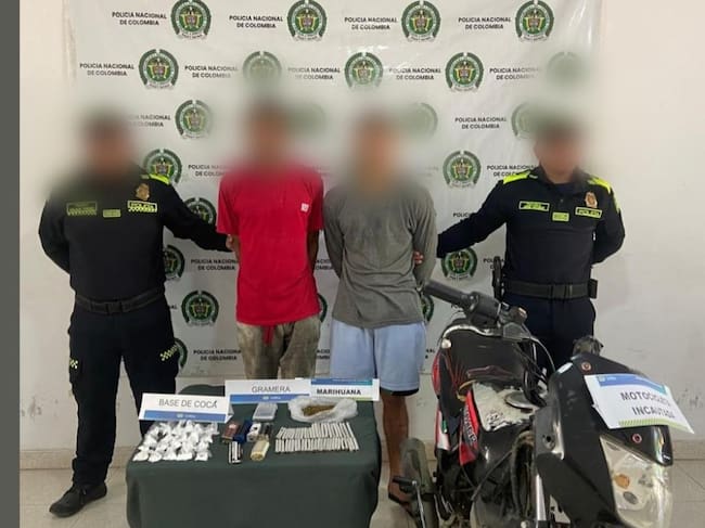 Cayeron dos presuntos expendedores de droga en Magangué