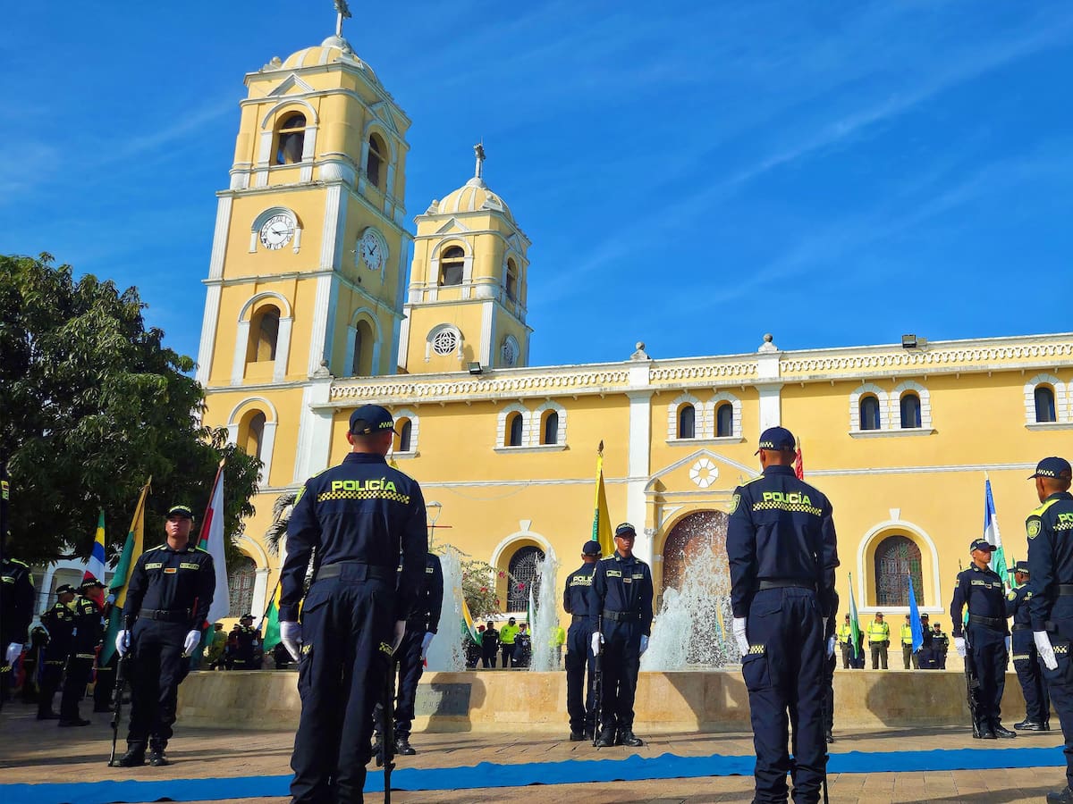 Boyacá despidió a los subintendentes de la policía Luis Goyeneche y Gabriel Bohórquez