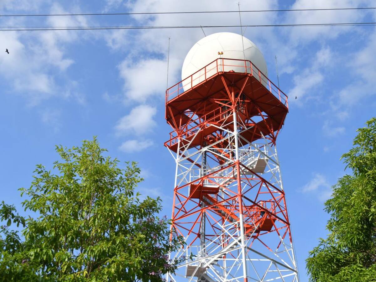 Repararon el radar meteorológico de Barrancabermeja