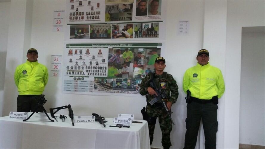 Capturan a 24 presuntos miembros del Clan del Golfo señalados de más de 50 homicidios. Foto: Policía Nacional