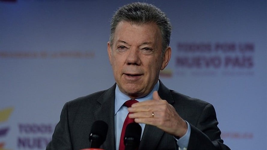 Juan Manuel Santos, presidente de Colombia. Foto: Colprensa