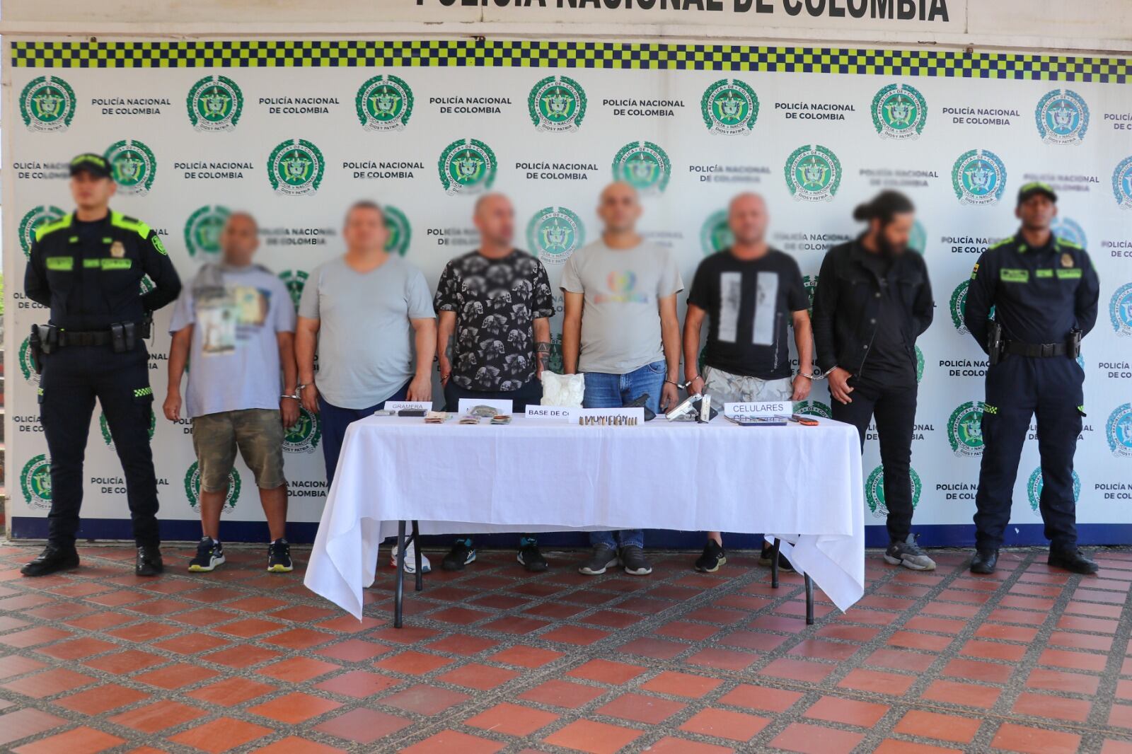 Captutrada organización criminal del centro de Pereira al servicio de Cordillera (foto: Policía Nacional)
