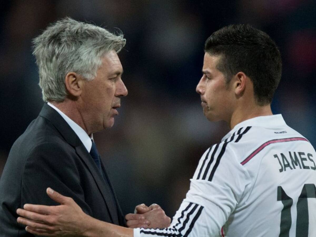 Las palabras de Ancelotti que le cerrarían la puerta a James en Everton