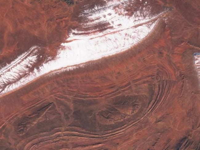 [En fotos] El Sahara se reviste de blanco