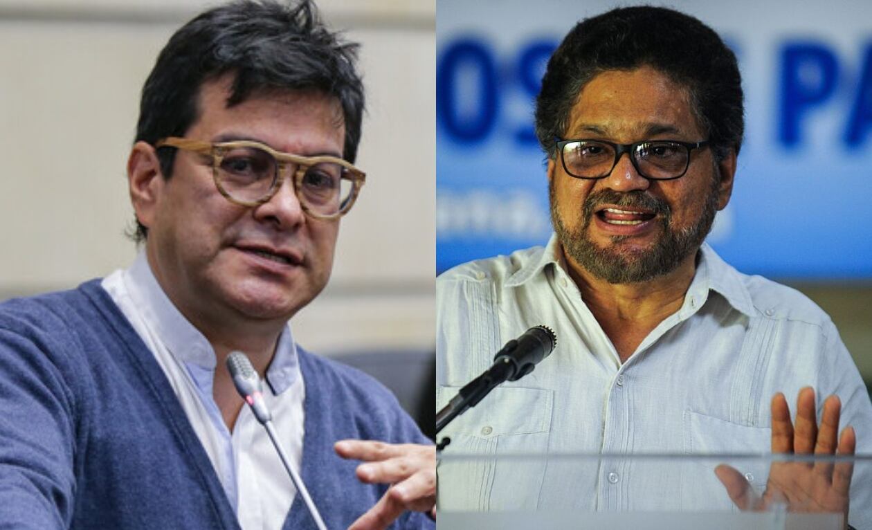 Danilo Rueda e Iván Márquez. Foto: Colprensa y Getty Images.