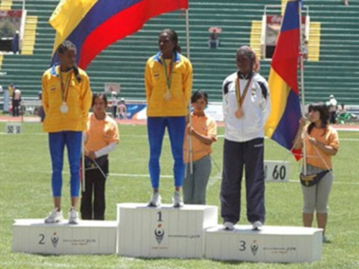 Dos medallas de oro para Colombia en Suramericano de Atletismo en Chile