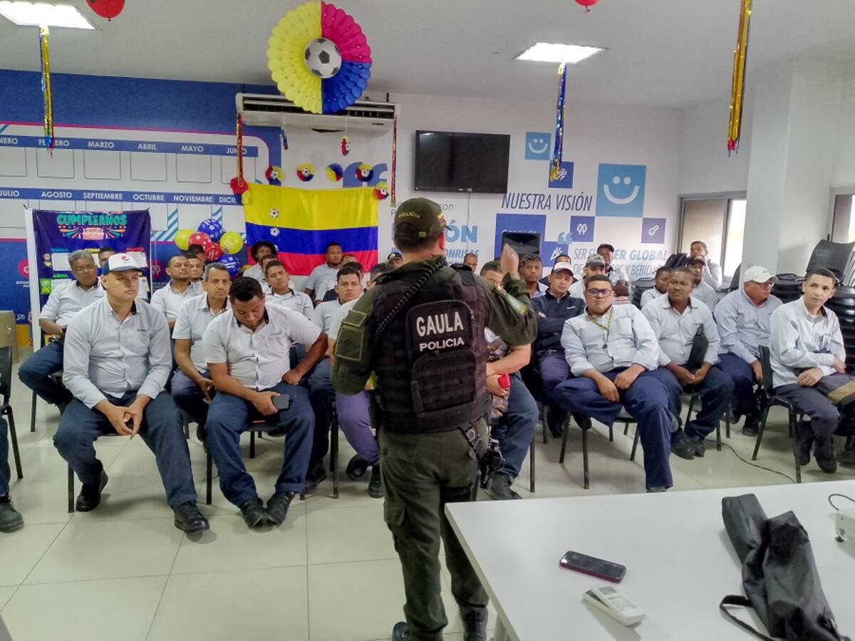 Gaula adelanta campaña de prevención del secuestro y extorsión en empresas de Cartagena