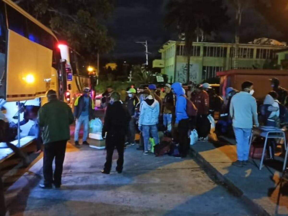 240 venezolanos partieron desde Nariño para regresar a su país