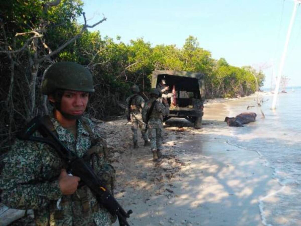 Armada Nacional y Policía Nacional refuerzan la seguridad en isla de Barú de Cartagena