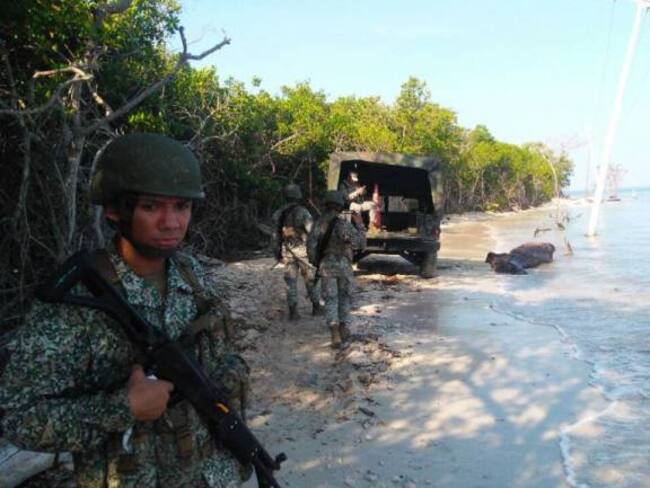Armada Nacional y Policía Nacional refuerzan la seguridad en isla de Barú de Cartagena