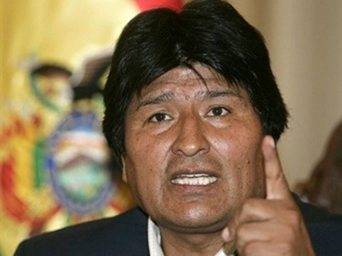 Presidente de Bolivia reitera acuerdo militar entre Colombia y EE.UU. es contra países de la región