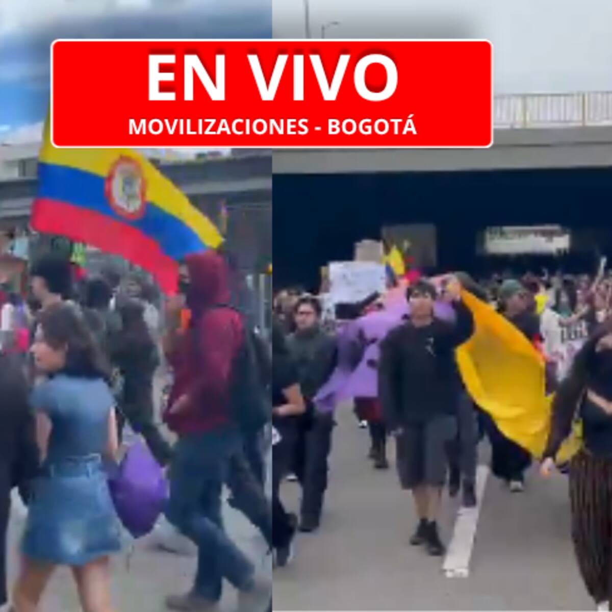 EN VIVO 🔴Movilizaciones Bogotá HOY 22 de junio: vías cerradas y afectaciones