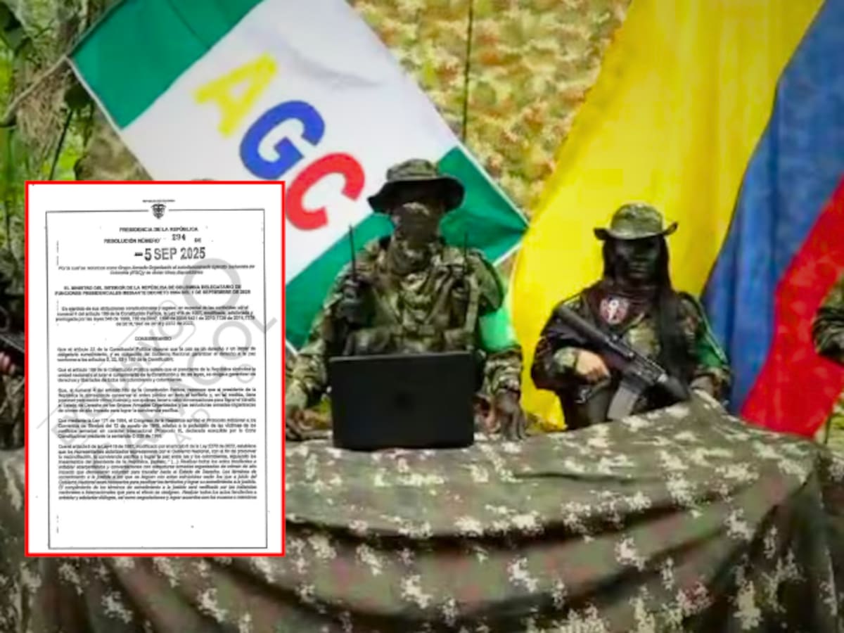 Gobierno Nacional reconoce al Clan del Golfo como Grupo Armado Organizado