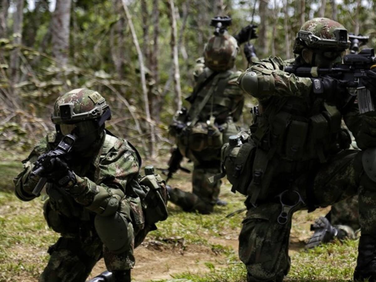 Ejército reportó la muerte de cuatro disidentes de las Farc en combates en Cauca
