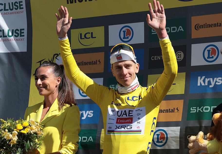 Tadej Pogačar, líder del Tour de Francia 2025 / Getty Images